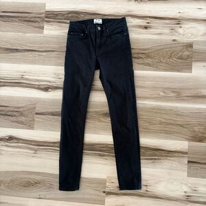 Acne Studios 26x32 Skin 5 Black Jeans Skinny Stretch